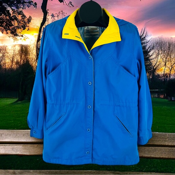 Vintage London Fog Hooded Jacket Coat | Women’s 16 Reg | Vintage Yellow - Picture 1 of 15